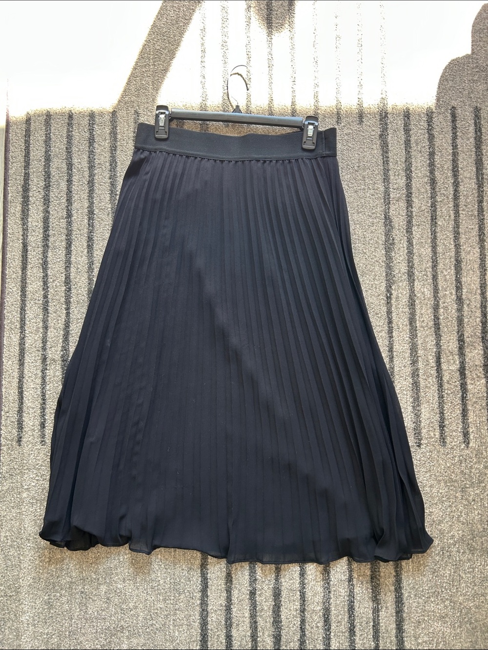DKNY Pleated Black Women's Skirt